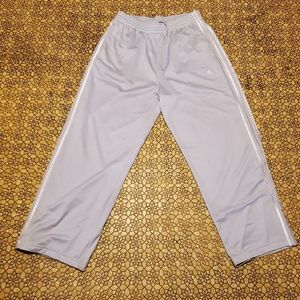 Vintage adidas silver trackpants size large
